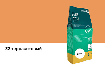 Сухая затирочная смесь strasser FUG FFM для широких швов 32 терракотовый, 5 кг