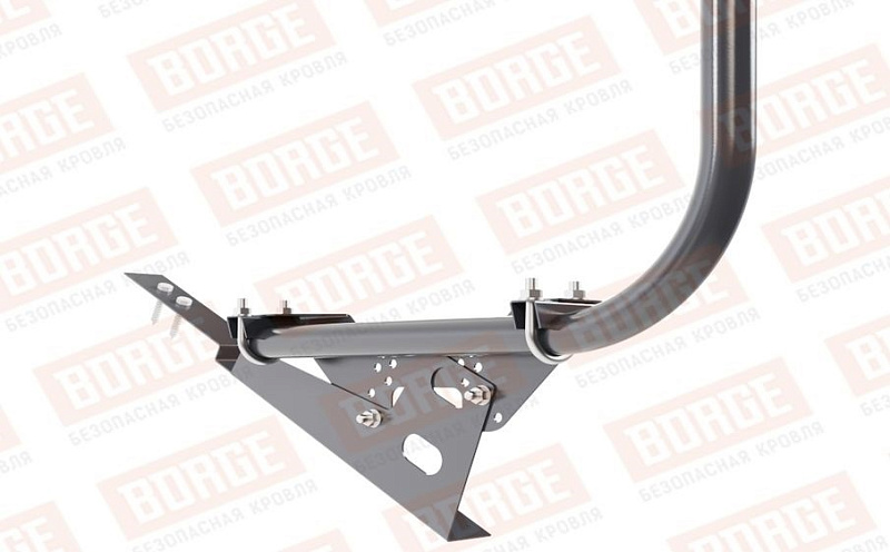 Кровельное ограждение Borge для черепичной кровли оцинкованное RAL 7024, 300*120 см