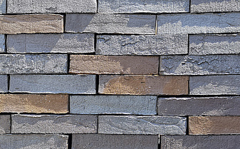 Кирпич клинкерный Muhr 05 Eisenschmelz Schwarzbraun Wasserstrich, 240*52*52 мм