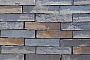 Кирпич клинкерный Muhr 05 Eisenschmelz Schwarzbraun Wasserstrich, 240*52*52 мм