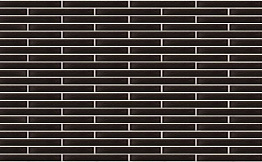 Клинкерная плитка под кирпич King Klinker FREE ART 17 Onyx black гладкая LF, 490*52*14 мм