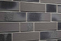 Клинкерная плитка под кирпич Feldhaus Klinker NF 14 R567 carbona anthrazit bluastro 240*71*14 мм
