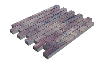 Плитка тротуарная SteinRus Прямоугольник Б.6.П.6, Native, Каратау, 200*100*60 мм