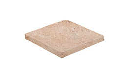Клинкерная ступень прямоугольная угловая Loftstufe Stroeher Gravel Blend 961 brown, 340х340х35х11 мм