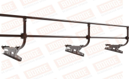 Кровельное ограждение Borge для фальцевой кровли оцинкованное RAL 8017, 300*60 см