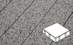 Плитка тротуарная Готика, City Granite FINERRO, Квадрат В.2.К.8, Цветок Урала, 200*200*80 мм