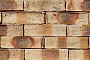 Кирпич клинкерный Muhr 35 KS Creme nuanciert Kohle Spezial Wasserstrich, 240*71*50 мм