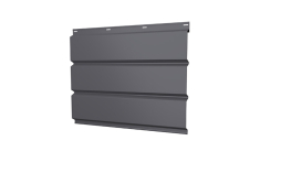 Софит металлический Grand Line без перфорации, сталь 0,5 мм Satin, RAL 7004 сигнальный серый