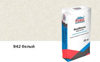 Затирка для брусчатки Perel RodStone Шов-литой 0942 белый, 25 кг