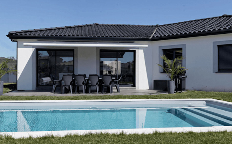 Керамическая черепица рядовая La Escandella Large Mixed, Slate