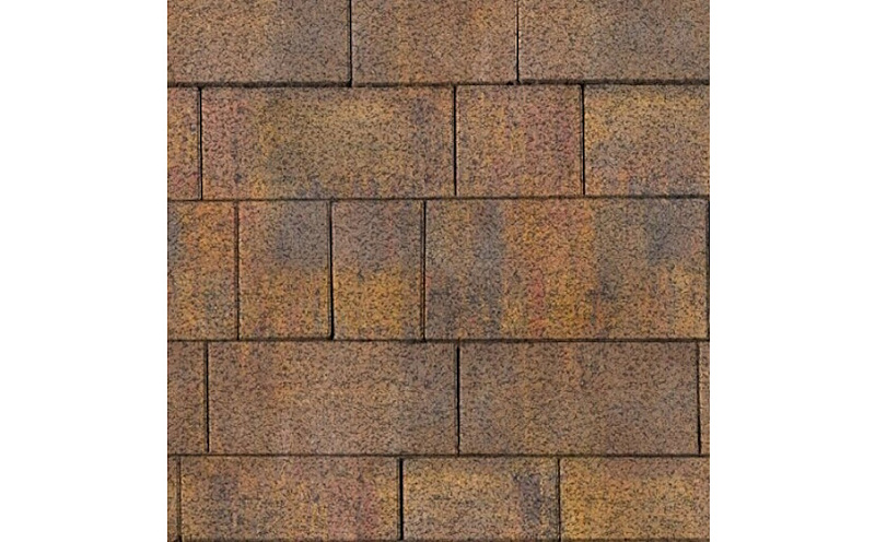 Плитка тротуарная SteinRus Инсбрук Тироль Б.4.Псм.6 Native, ColorMix Бромо, толщина 60 мм
