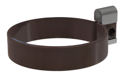 Хомут трубы BRAAS, 150/100 мм, ПВХ, коричневый