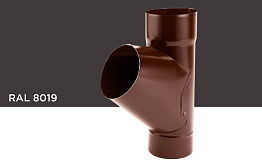 Тройник универсальный Galeco для системы STAL RAL 8019