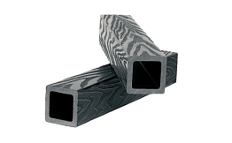 Балясина Polivan Group SINGARAJA, ДПК, 3D фактура дерева, черный, 2900*45*45 мм