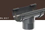 Воронка KROP PVC для системы D 130/90 мм, RAL 8017
