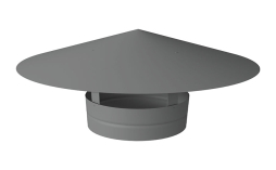 Дымник на трубу Grand Line круглый D 220 мм Satin RAL 9006