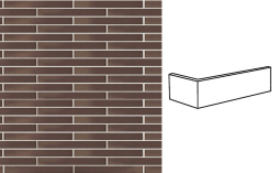 Клинкерная плитка угловая King Klinker Dream House 14 Tobacco leaf, 490*52*14 мм