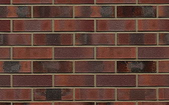 Кирпич клинкерный Westerwaelder Klinker WK 84KS, Rotbraun-bunt Kohle Spezial, 240*55*71 мм