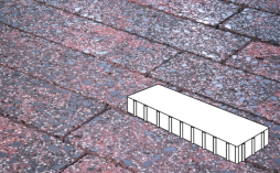 Плитка тротуарная Готика, City Granite FINERRO, Плита Б.3.П.10, Дымовский, 500*125*100 мм