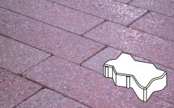Плитка тротуарная Готика, City Granite FINERRO, Зигзаг/Волна Б.2.Ф.6, Ладожский, 225*112,5*60 мм