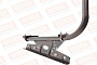 Кровельное ограждение Borge для фальцевой кровли оцинкованное RAL 8019, 300*90 см