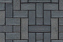 Клинкерная брусчатка ABC Berlin blau-anthrazit, 200х100х45 мм