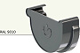 Заглушка желоба правая KROP PVC для системы D 130/90 мм, RAL 9010