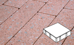 Плитка тротуарная Готика, City Granite FINERRO, Квадрат Б.1.К.6, Травертин, 150*150*60 мм