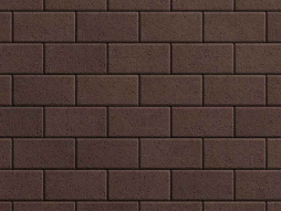 Плитка тротуарная Прямоугольник Б.2.П.6 гранит коричневый, 200*100*60 мм