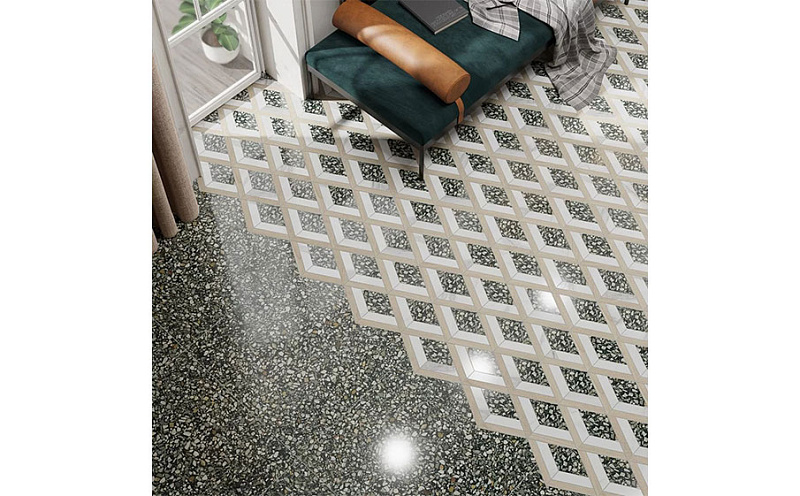 Керамогранит KERAMA MARAZZI Бричиола черный лаппатированный обрезной, 600*600*9 мм