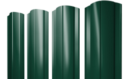 Штакетник Круглый фигурный Drap TX RAL 6005 зеленый мох