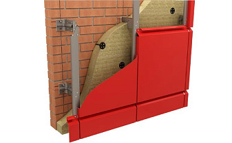 Подсистема НФС HILTI для металлокассет, крепление скрытым способом