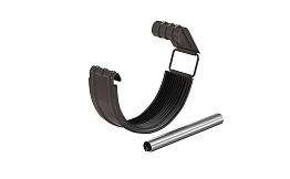 Соединитель желоба в комплекте Aquasystem PE dRain RR 32 D 125 мм