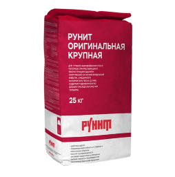 Известковая штукатурка Рунит оригинальная крупная, 25 кг
