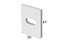 Термомост для кронштейнов HILTI Light VFH 2.0, MFT-ISO HS, 47*50*5 мм