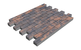 Плитка тротуарная SteinRus Прямоугольник Б.6.П.6, Native, Айвори, 200*100*60 мм