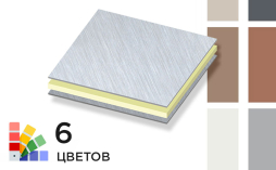 Алюминиевая композитная панель SIBALUX РФ SUPERMATT