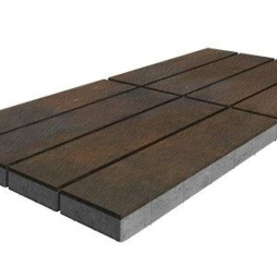 Плитка тротуарная SteinRus Гранада Б.7.П.8, Old-age, ColorMix Штайнрус, 600*200*80 мм