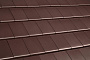 Керамическая черепица рядовая ERLUS Linea, Sinterbraun (коричневый классический ангоб)