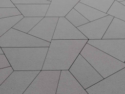 Плитка тротуарная Оригами Б.4.Фсм.8 стандарт гладкий серый, комплект 6 шт, толщина 80 мм