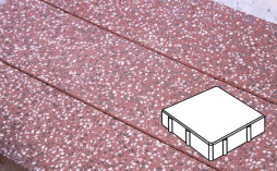 Плитка тротуарная Готика, Granite FINO, Квадрат Б.2.К.6, Емельяновский, 200*200*60 мм