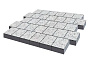 Плитка тротуарная SteinRus Valencia Б.3.К.8 Backwash, Мрамор, 300*300*80 мм