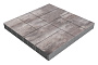 Плитка тротуарная SteinRus Грас Б.4.П.8, гладкая, Умбра, 400*200*80 мм