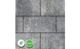Плитка тротуарная SteinRus Парк Плейс Б.3.П.8, Native, ColorMix Актау, 600*300*80 мм