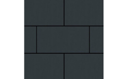 Плитка тротуарная SteinRus Парк Плейс Б.3.П.8 гладкая, графит, 600*300*60 мм