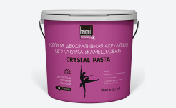 Декоративная штукатурка Bergauf CRYSTAL PASTA камешковая, 25 кг