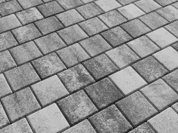 Плитка тротуарная Квадрат Б.3.К.8 листопад гладкий антрацит, 100*100*80 мм