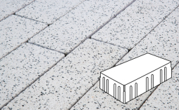 Плитка тротуарная Готика, City Granite FINERRO, Скада без фаски В3.П.10, Покостовский, 225*150*100 мм