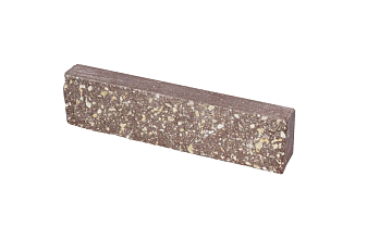 Кирпич гиперпрессованный Акварид К4, Дикий камень, Коричневый, полнотелый, 250*30*65 мм