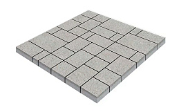 Плитка тротуарная SteinRus Инсбрук Альпен Б.7.Псм.6, Backwash, Доломит, толщина 60 мм